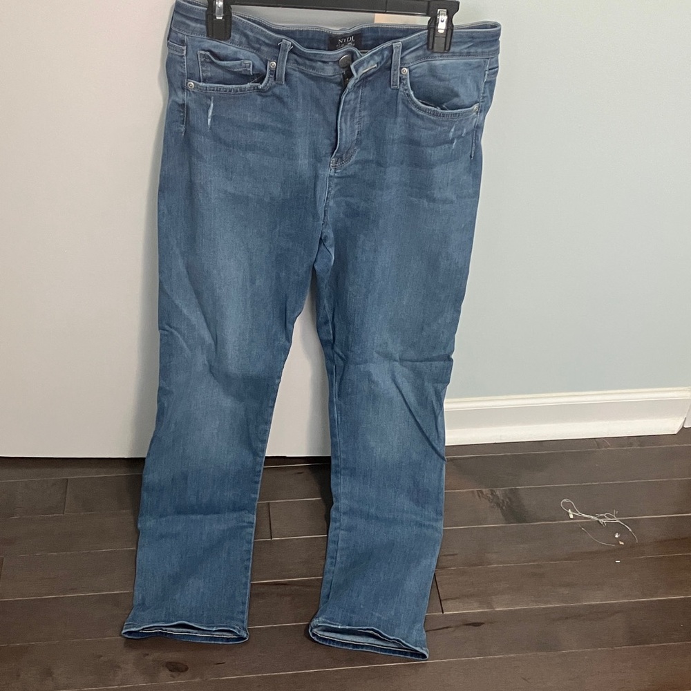 NYDJ Sheri Slim Skinny Jeans Medium Wash size 10.